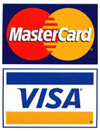 Принимаем к оплате visa и mastercard